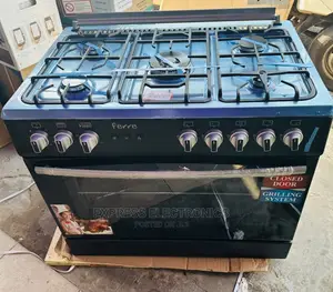 Shining Black 4b Gas Cooker Oven 5burner Get Discount For