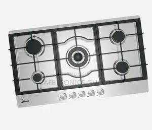 Midea 90cm 5 Burner Gas Hob| Stainless Steel [90G50ME]