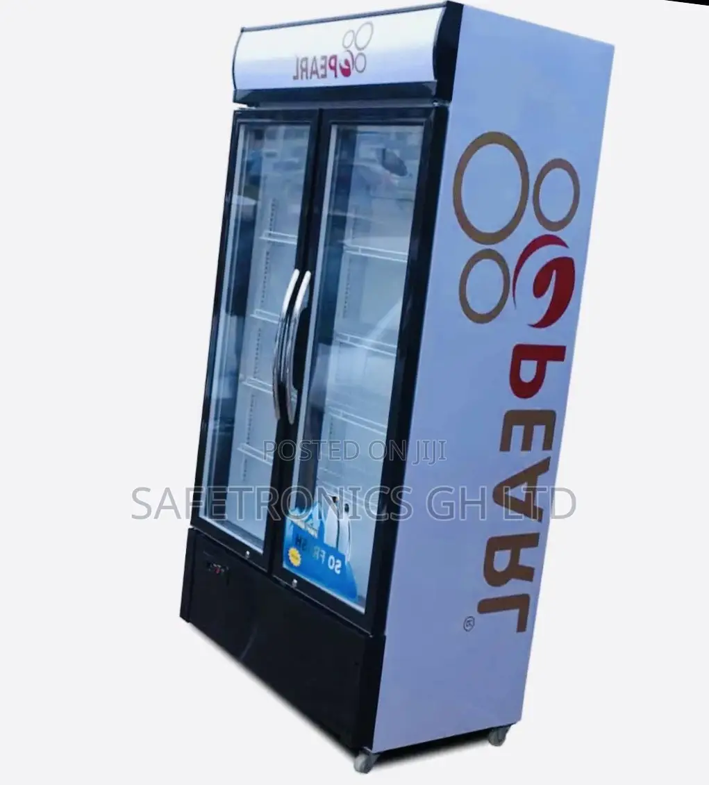 Pearl 568liters Double Door Display Fridge / Beverage Cooler