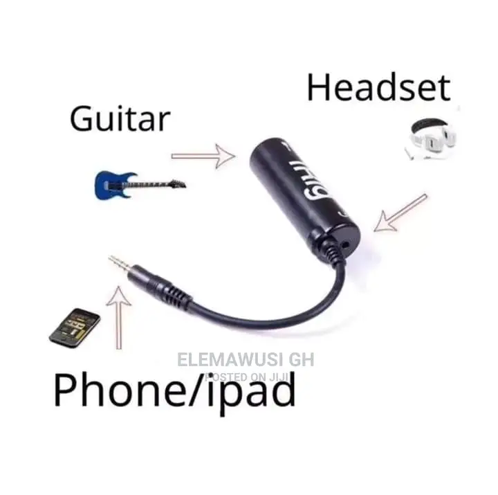 Irig Guitar Interface Converter Replacement for Phone iPad