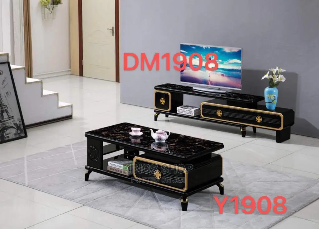 Executive TV Cabinet + Center Table