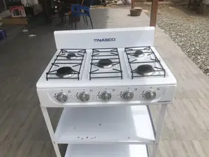 Best Nasco 5 Burner Gas Stove With Shelve Stands