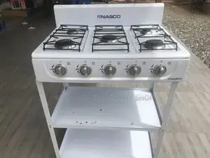 Better Nasco 5 Burner Gas Stove With Shelve Stands