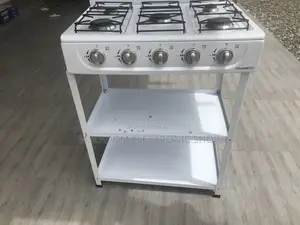 Super Nasco 5 Burner Gas Stove With Shelve Stands