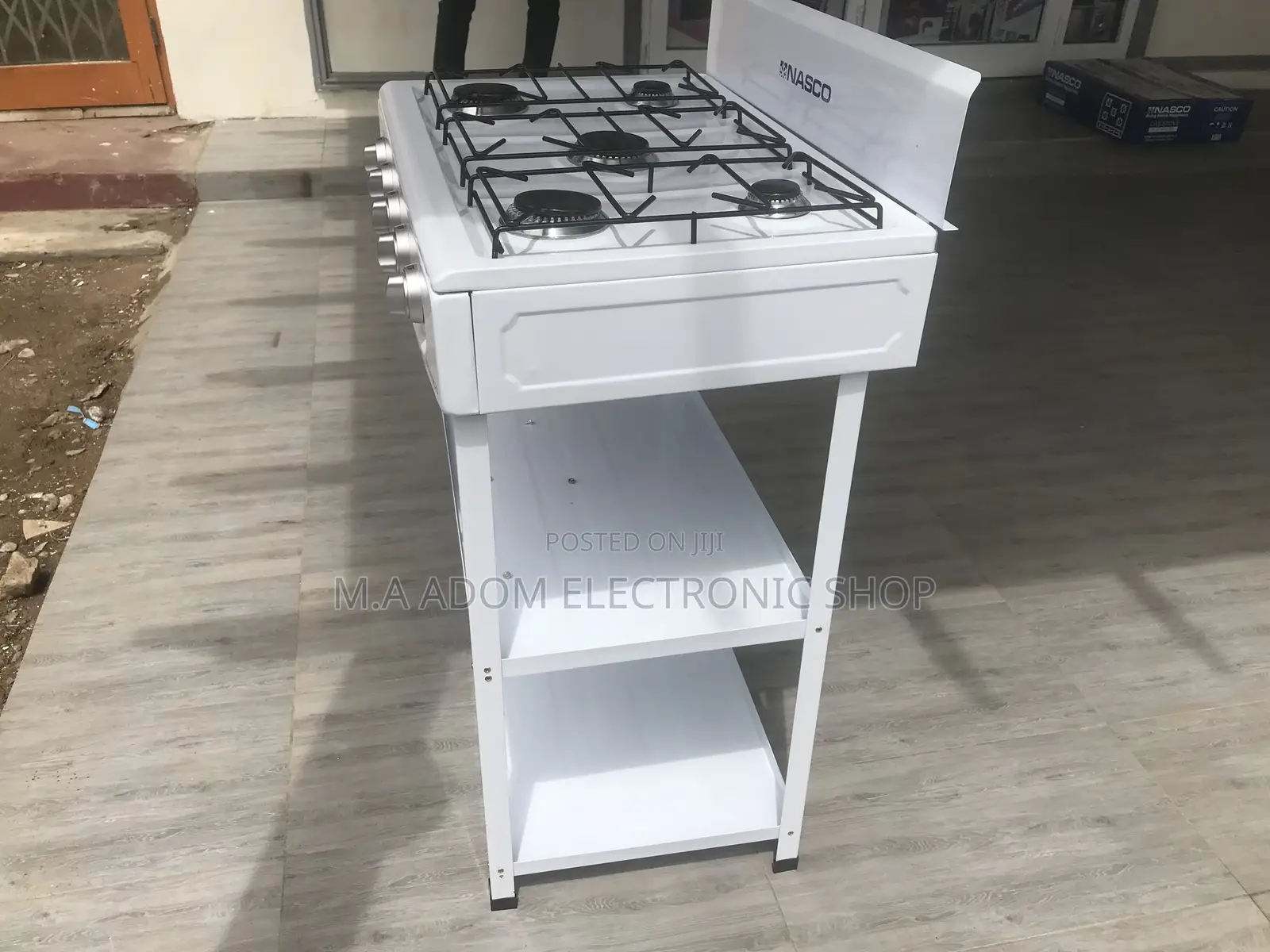 Rich Nasco 5 Burner Gas Stove With Shelve Stands