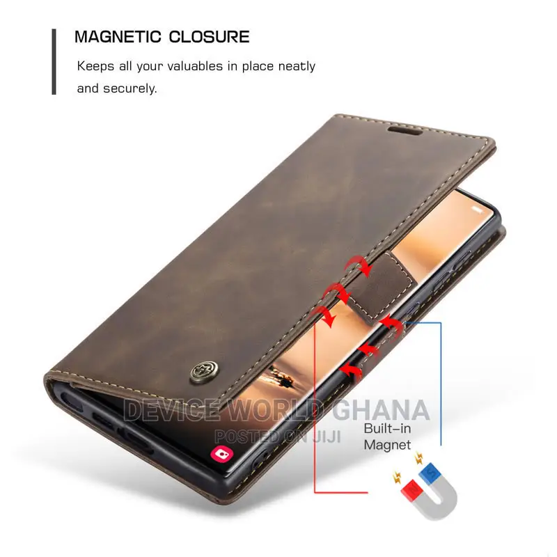 Caseme Leather Flip Case 4 Samsung S25ultra S24u S23u S22u +