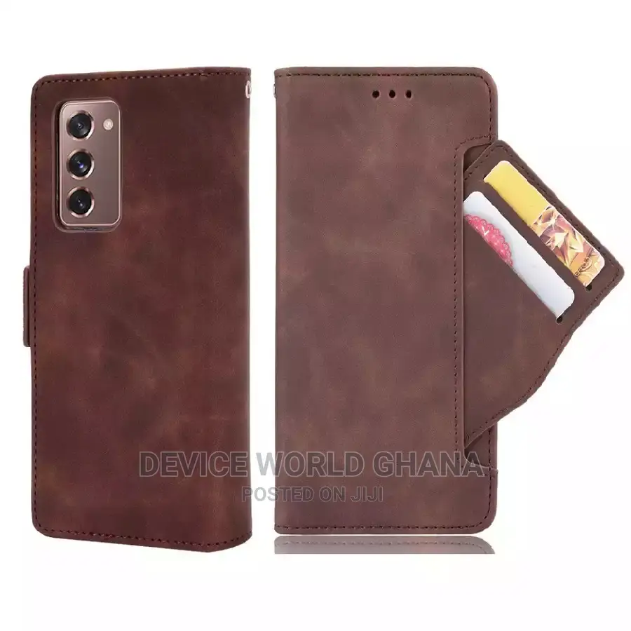 Cess Leather Flip Case for Samsung Z Fold 2