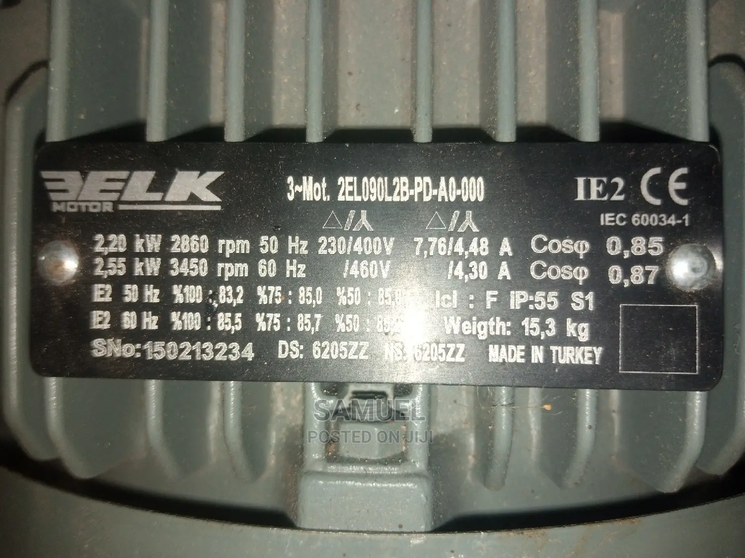 Electric MOTOR From Turkey
