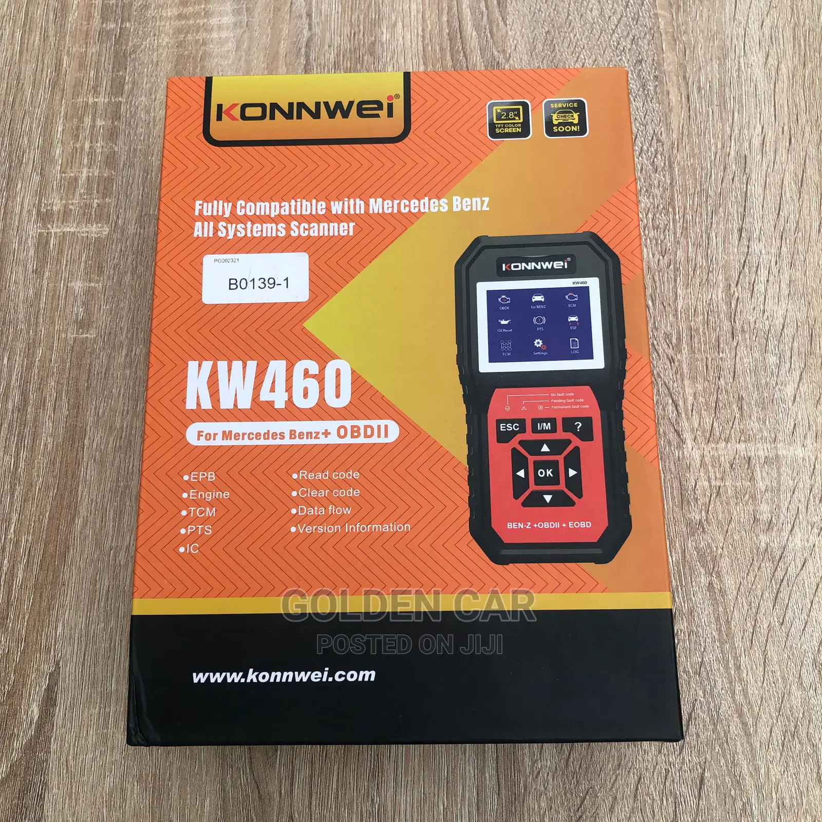 Konnwei KW460 Mercedes-Benz OBD2 Car Diagnostic Scanner
