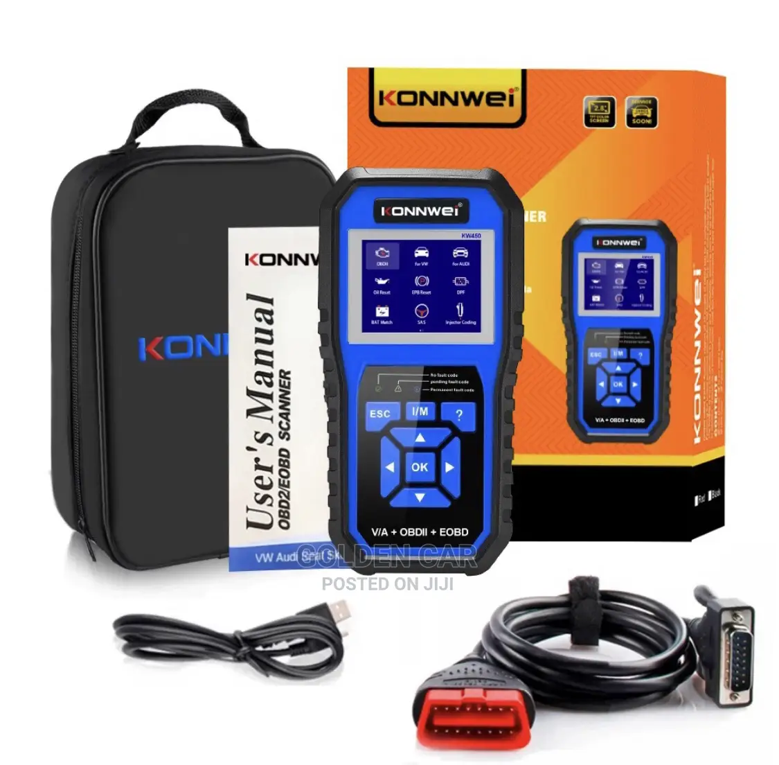 Konnwei KW450 for VW,Audi,Skoda OBD2 Car Diagnostic Scanner