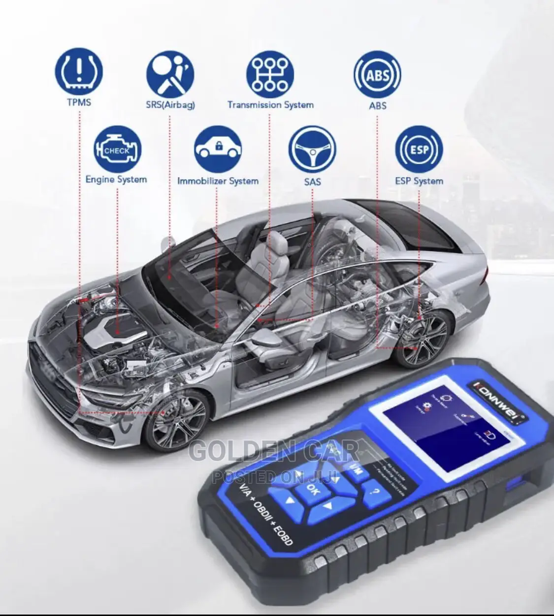 Konnwei KW450 for VW,Audi,Skoda OBD2 Car Diagnostic Scanner
