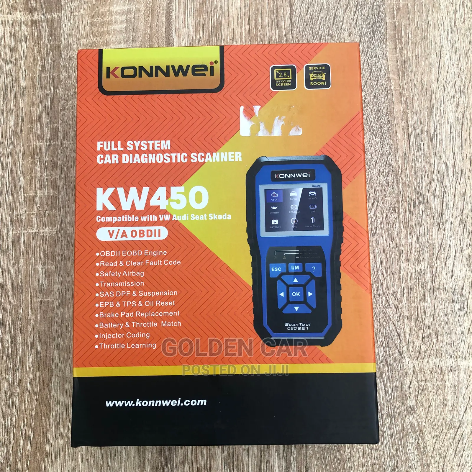 Konnwei KW450 for VW,Audi,Skoda OBD2 Car Diagnostic Scanner