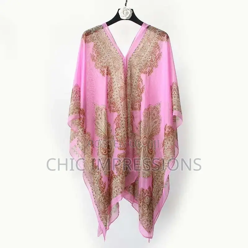 Summer Chiffon Shawl Beach Dress