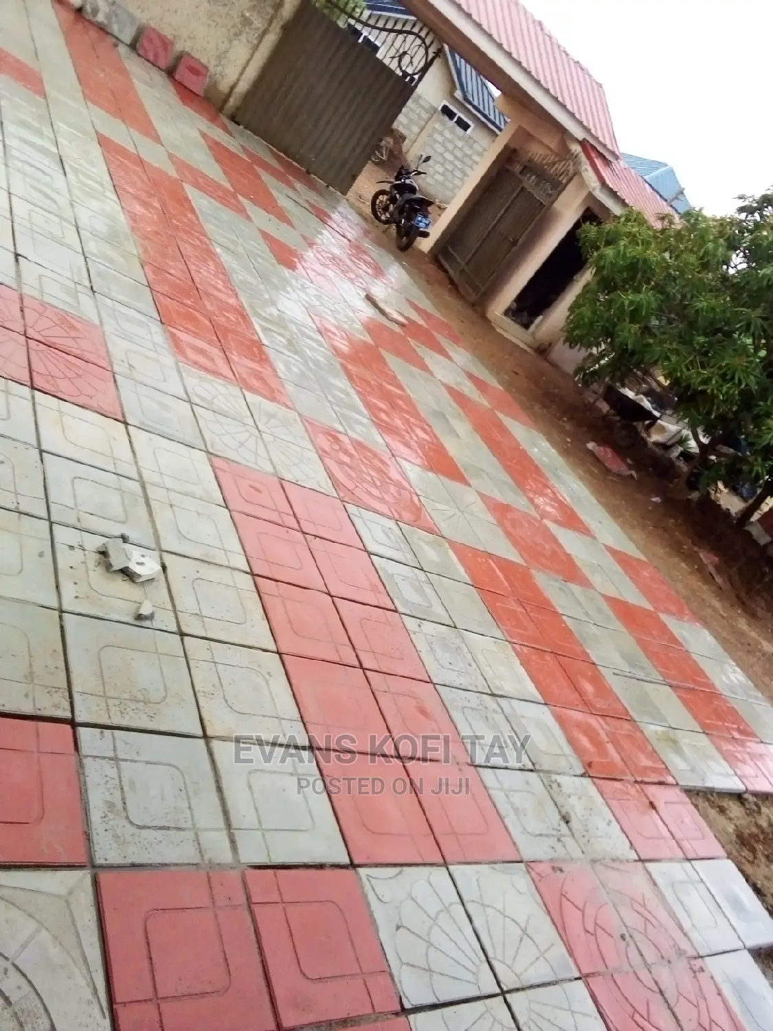 Pavement Slabs And Pavement Blocks Laying