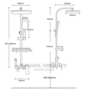 Shower Mixer 4 in 1