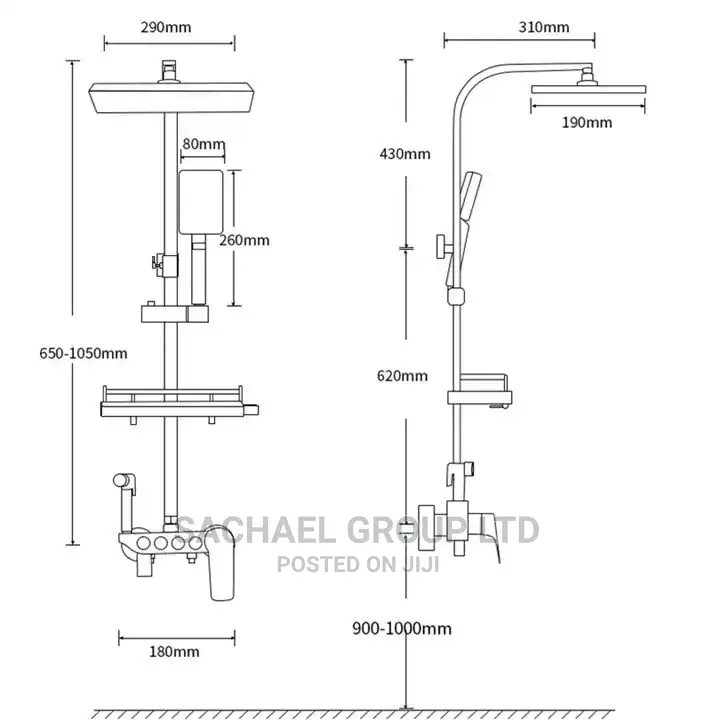 Shower Mixer 4 in 1