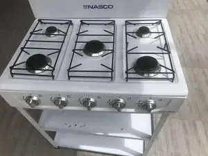 Iron Burners Nasco 5 Burner Gas Stove With Shelve Stands
