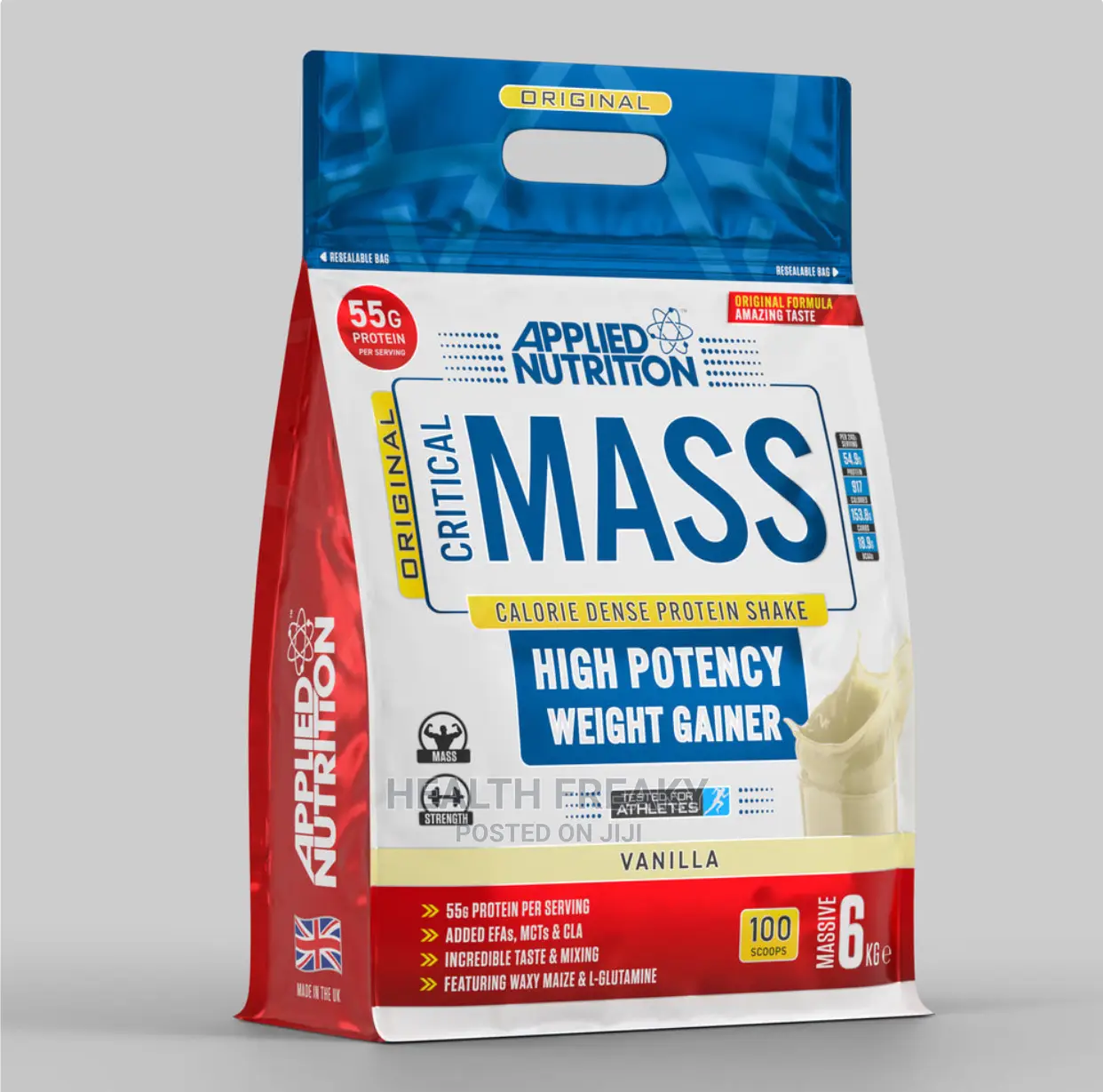 Whey Protein Critical Mass Muscle Builder Weight Gainer 6kg