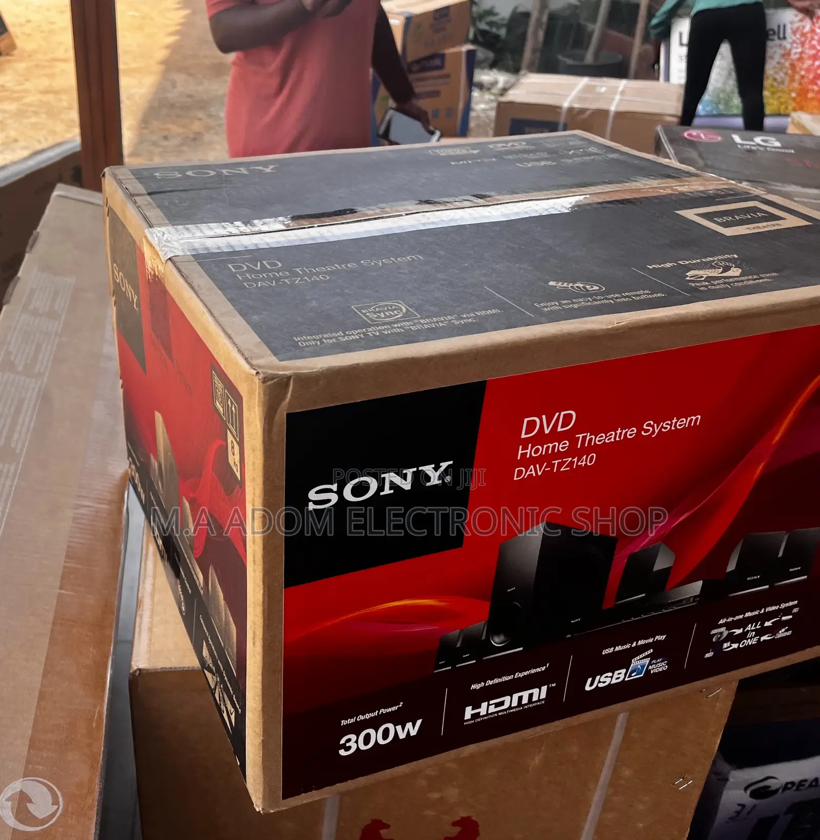 Amazing SONY DVD Home Theatre 300W 5.1ch Dav-Tz140