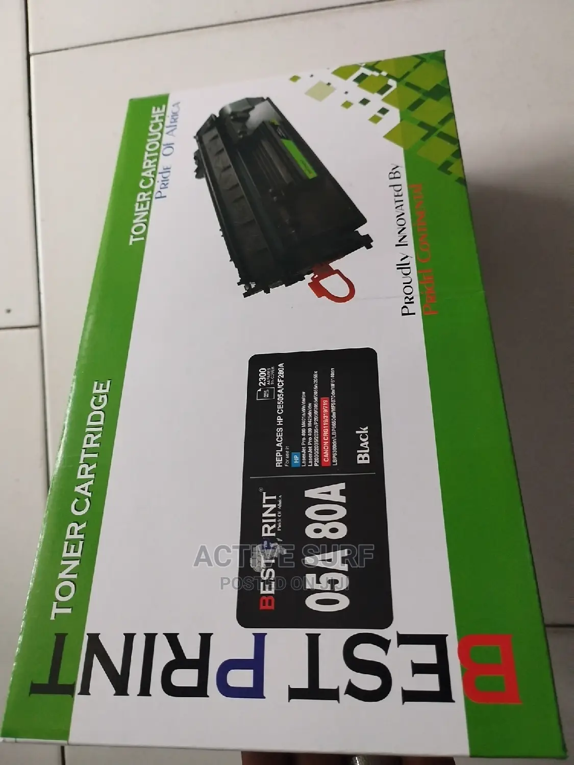 HP Compatible 80A Toner Cartridge.