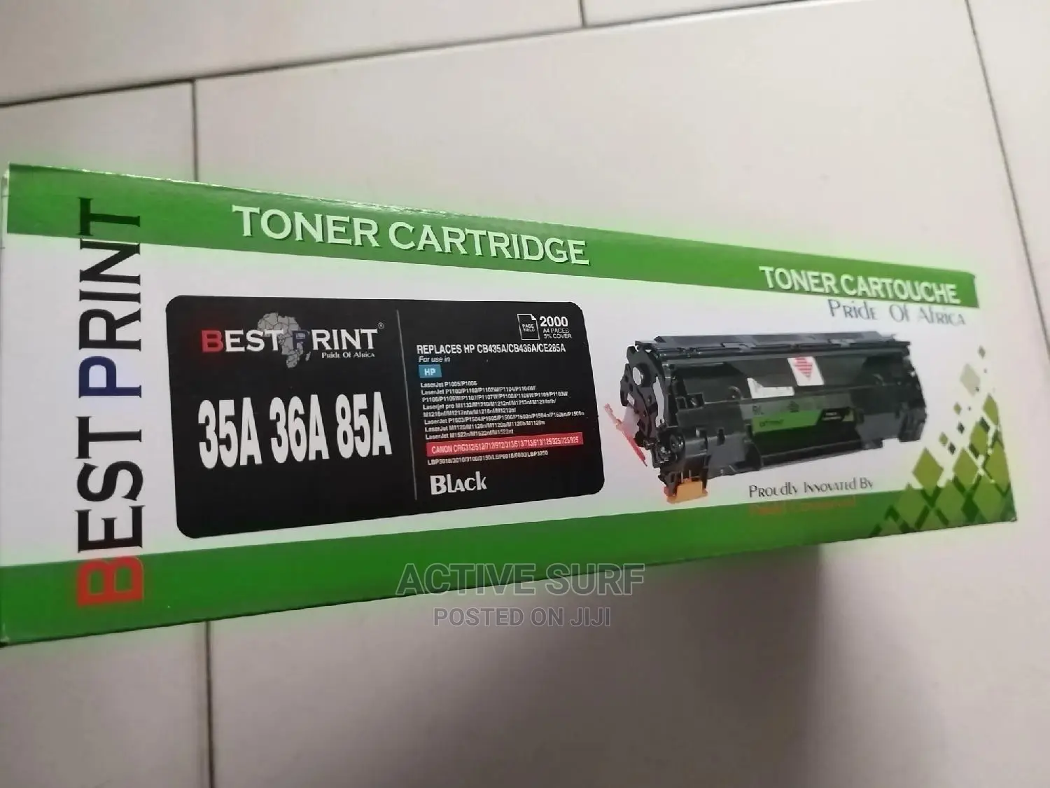 HP Compatible 35A Toner Cartridge.