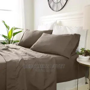 Coffee Brown Bedsheet Set