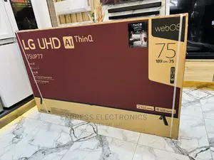 New Arrivals of LG UHD 75”Up77 Tv  Clear Sound