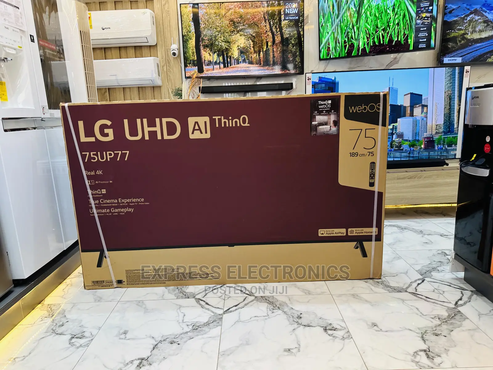 LG True Cinema  Experience UHD 75”Up77 Tv
