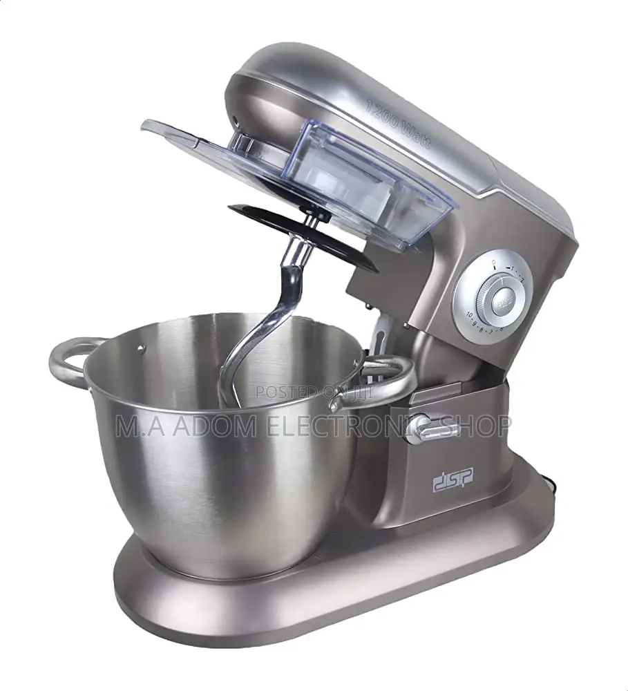 Stand Cake Mixer, 1200 Watts, 6.5 Liters - Sliver