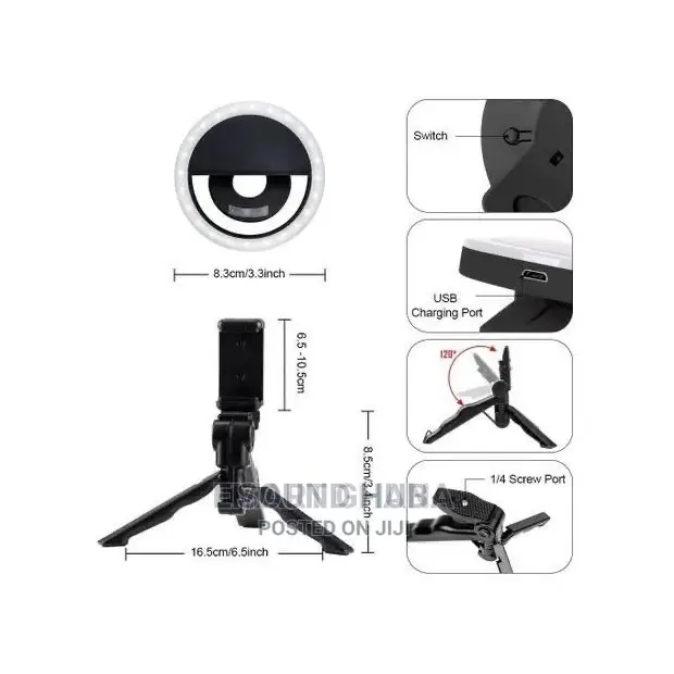 Arhanory Phone Holder With Ringlight