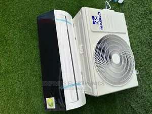 1.5hp Split AC Mirror White /Black Nasco