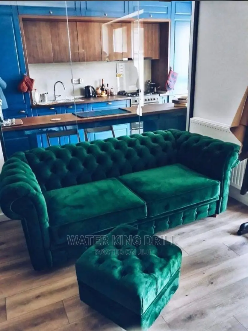 Two in One Sofa With Portable Ottoman