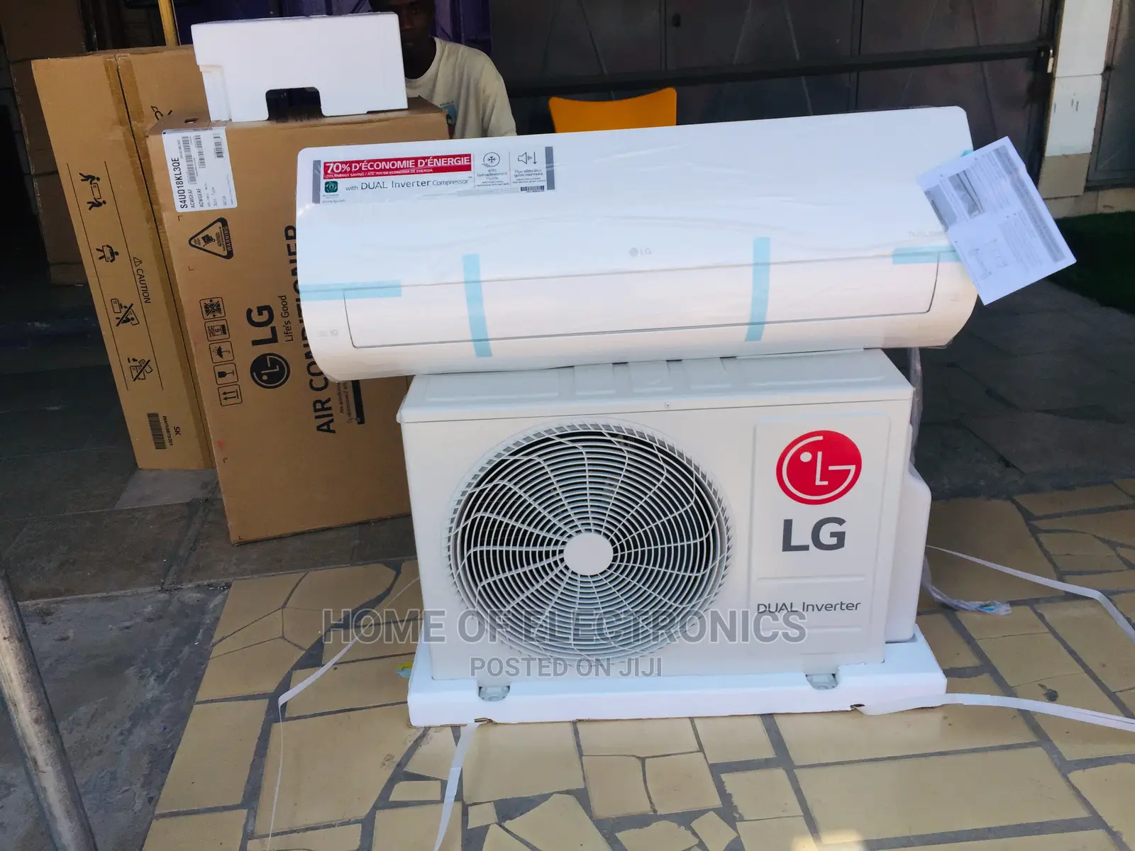 Unique New LG 2.0HP Dual Inverter R410 Air Condition(New)/-