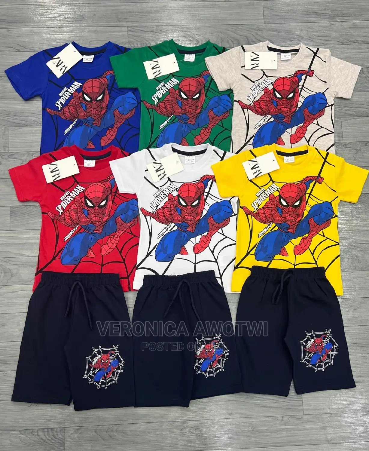 Spiderman, Batman and Superman Causal Wear