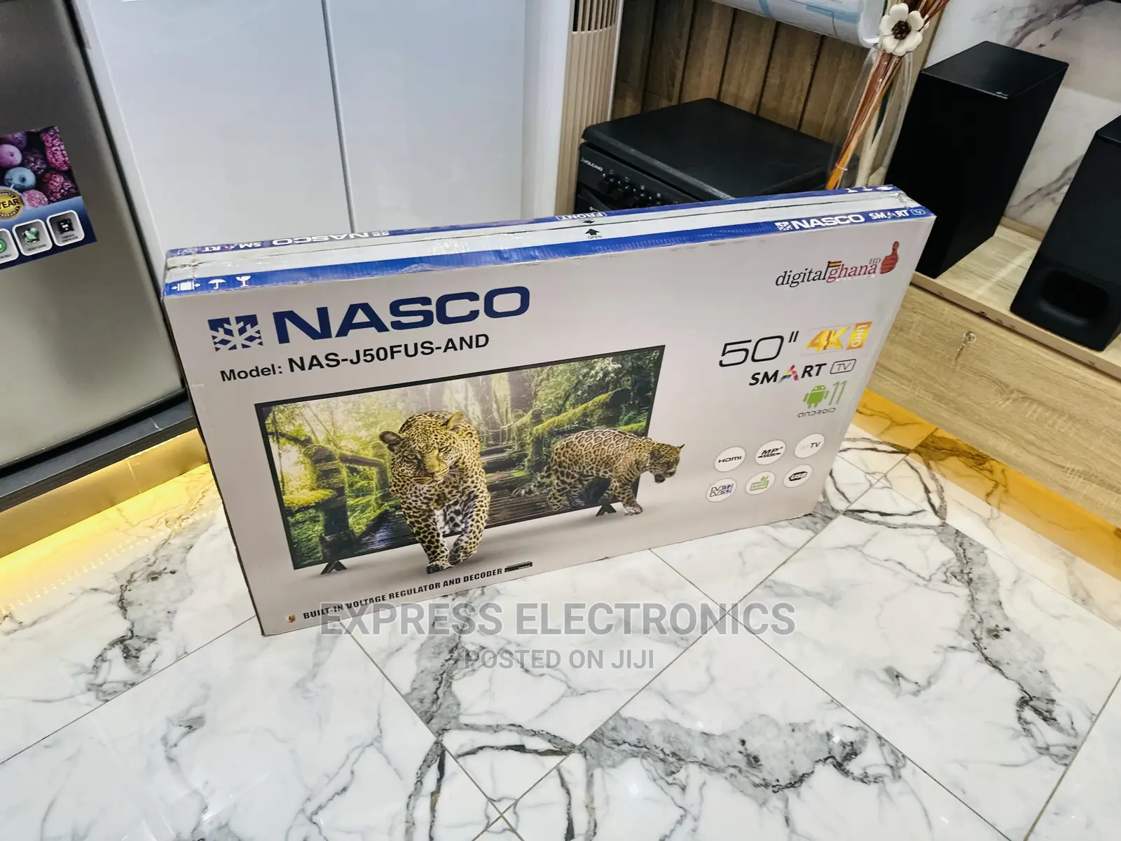 Nasco UHD Smart Internet Wi-Fi 50”Tv