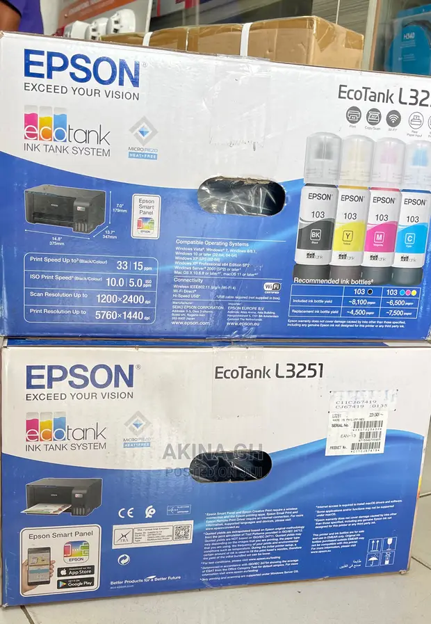 Epson Ecotank Printer L3251 4