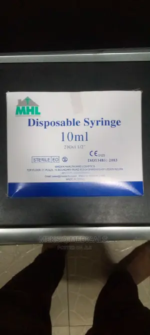 Disposable Syringe and Needle 10 Ml