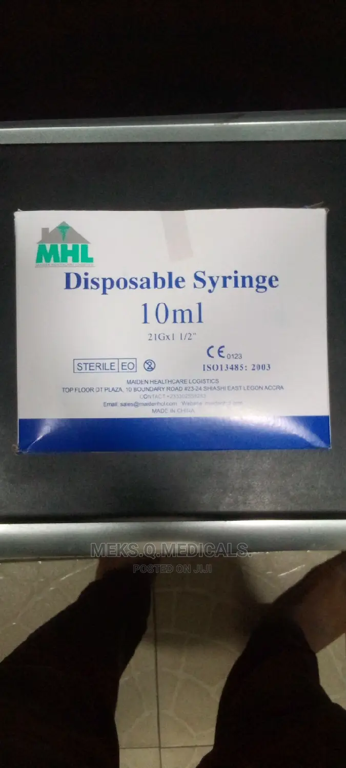 Disposable Syringe and Needle 10 Ml