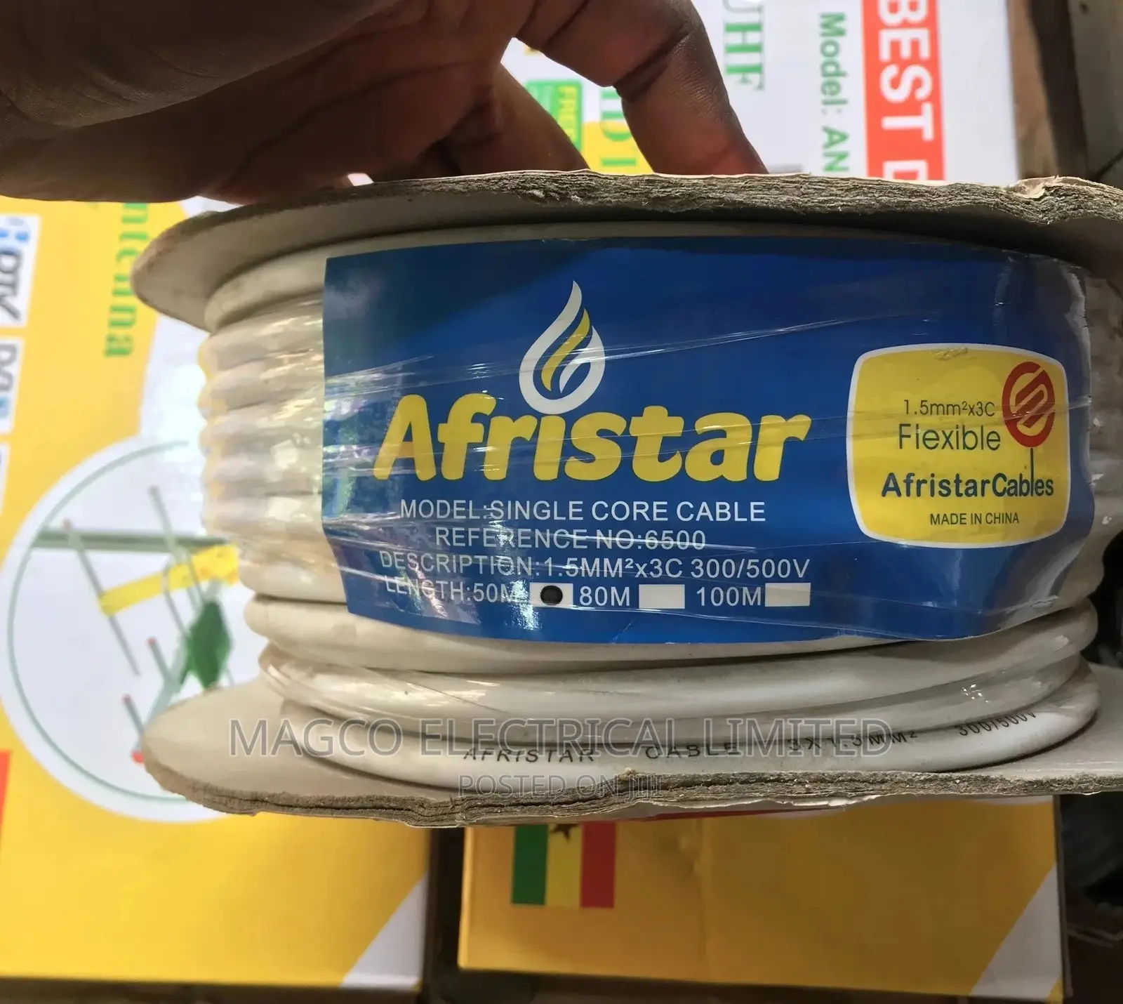 Cable 1.5mm 3coil Flex