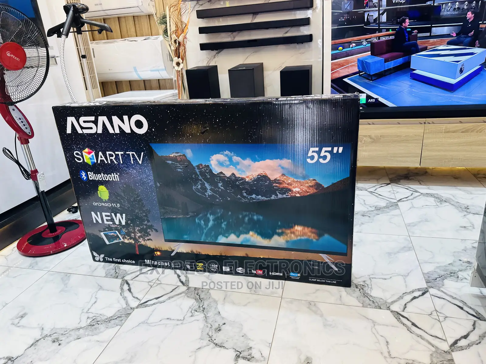 Asano 50” Ultra HD Smart LED TV Black Buy for Less