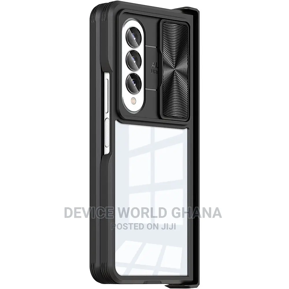 Samsung Z Fold 4 Case With Camera and Hinge Protection Clear