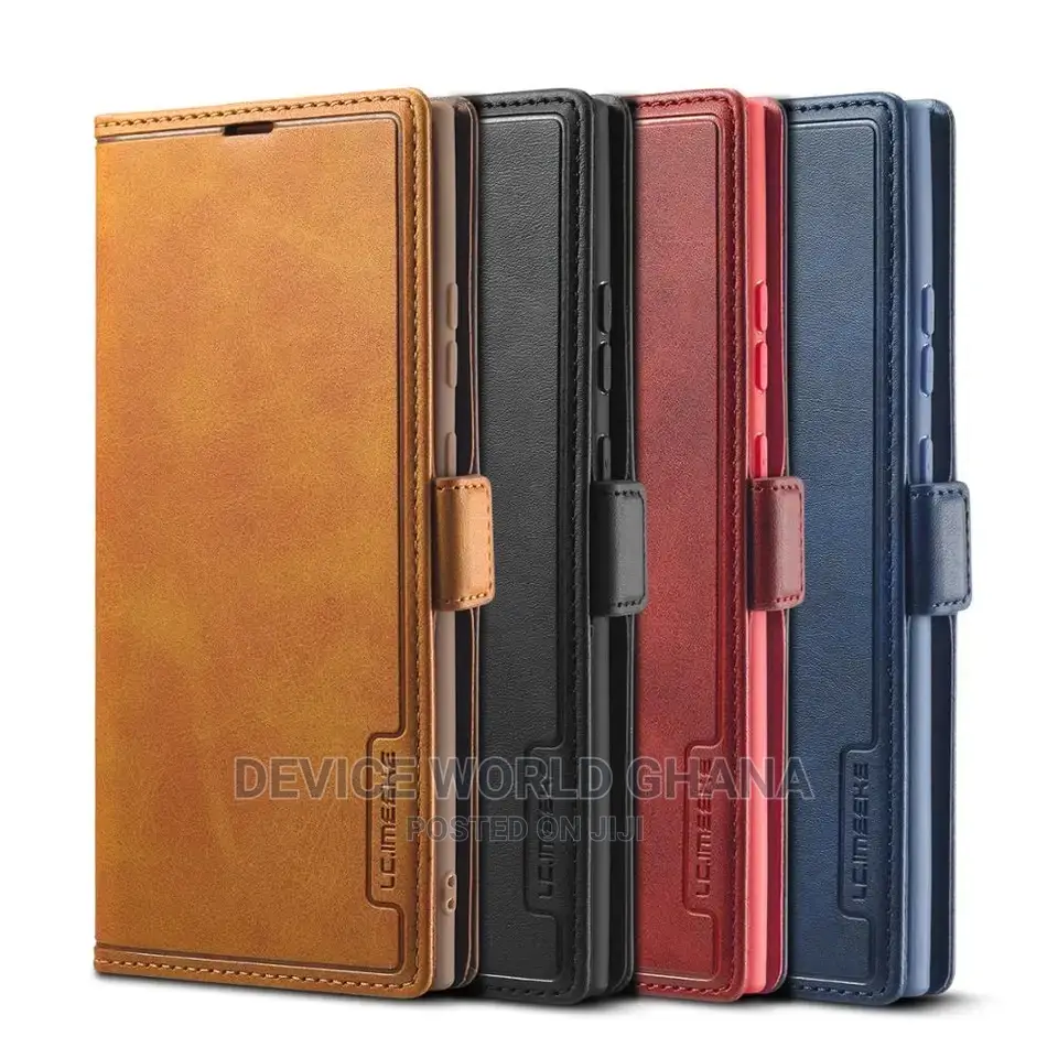 LCIMEKE Leather Flip Case4 Samsung Note20ultra Note10+ Note9
