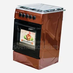 Brown Volcano 4 Gas Burner Oven With Grill 50x50