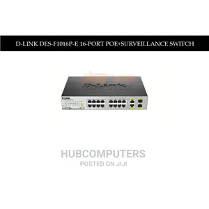 Photo - D-Link Des-F1016p-E 16-Port Poe+Surveillance Switch