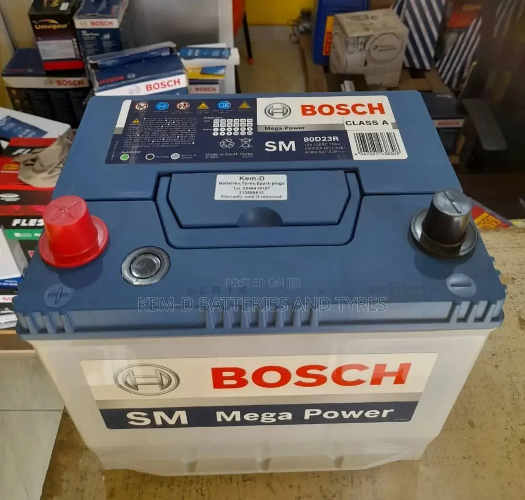 15 Plates Original Bosch Batteries - Block Type