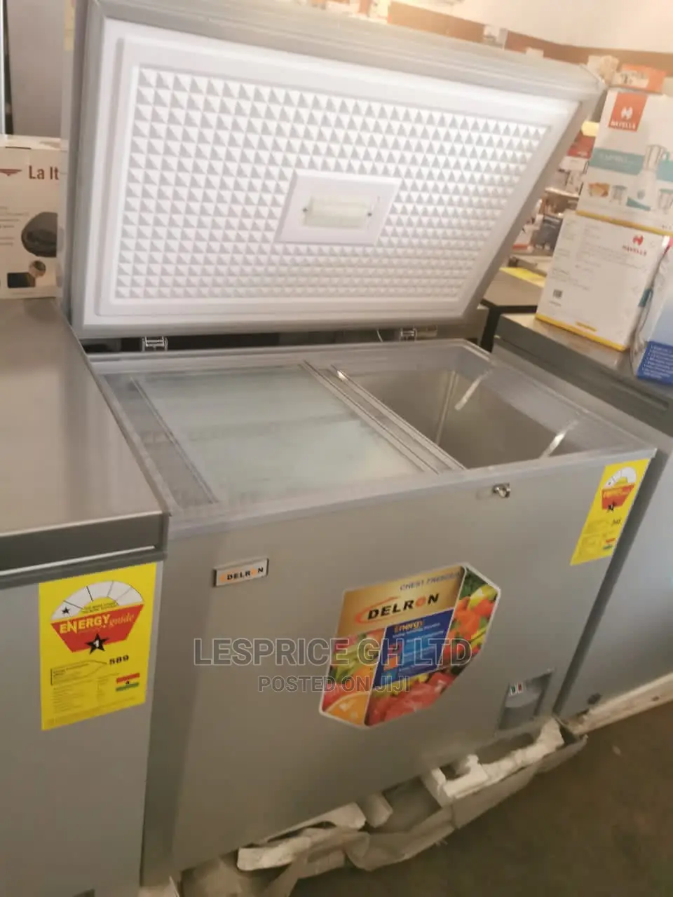 New in Box Delron Chest Freezer 258L