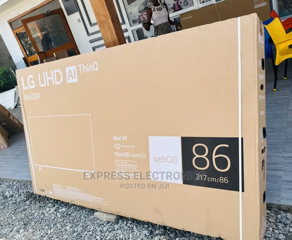 100% Pure Color Display UHD Smart LG 86”Up90 Tv