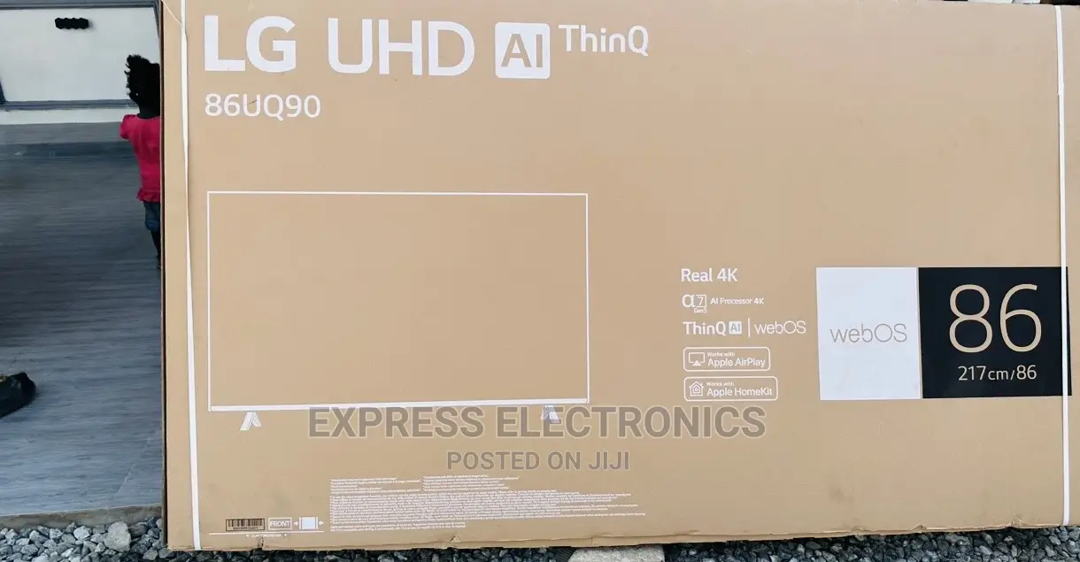 Sleek and Slim Look  LG 86”UHD Smart Up90 Tv