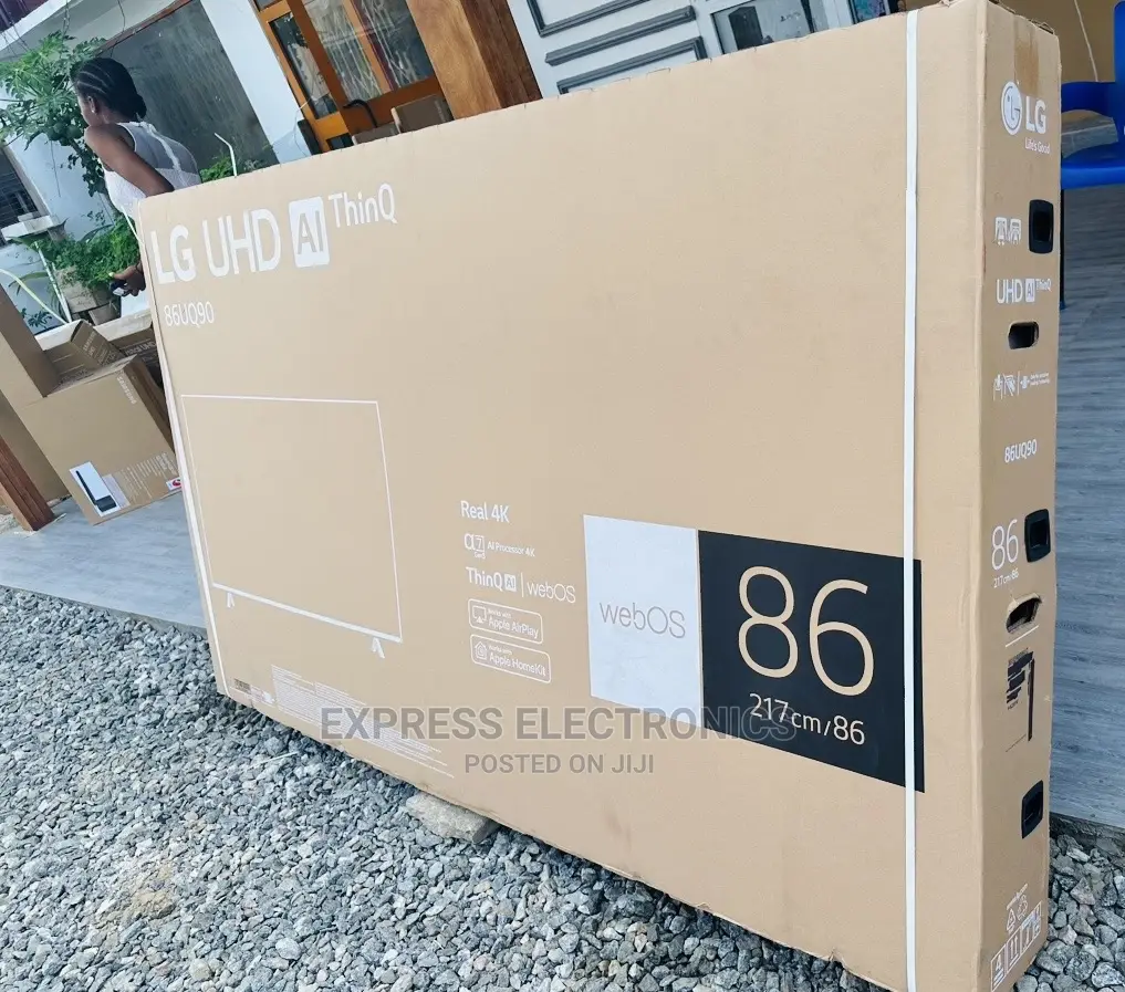 Sleek and Slim Look  LG 86”UHD Smart Up90 Tv