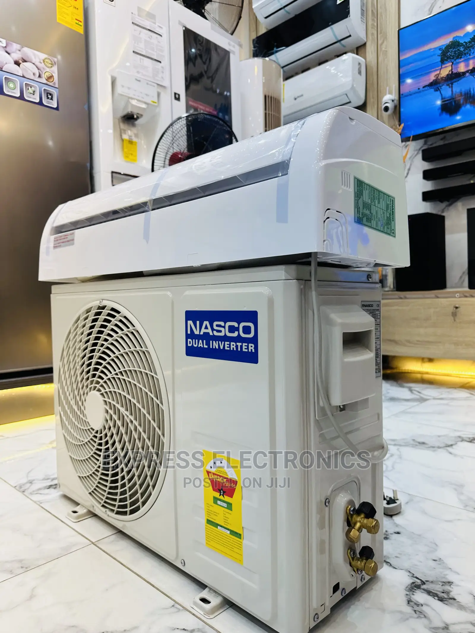 Quality Nasco Dual Inverter White AC 1.5hp